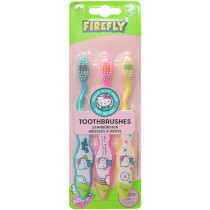 Firefly Hello Kitty Kids Tooth Brush Pack Of 3, Multicolor
