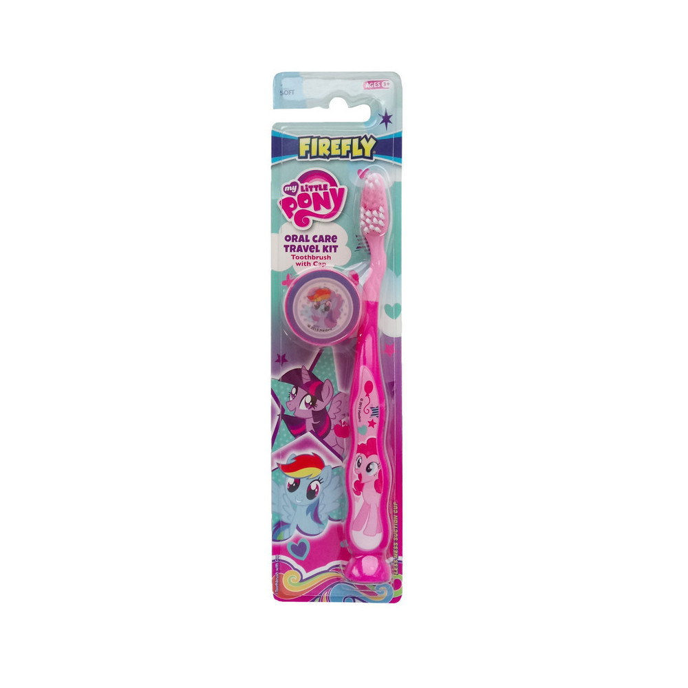 Firefly My Little Pony Oral Care Travel Kit Kids Toothbrush With Cap