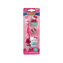 Firefly Hello Kitty Soft Bristles Kids ToothBrush With Cap And Toy
