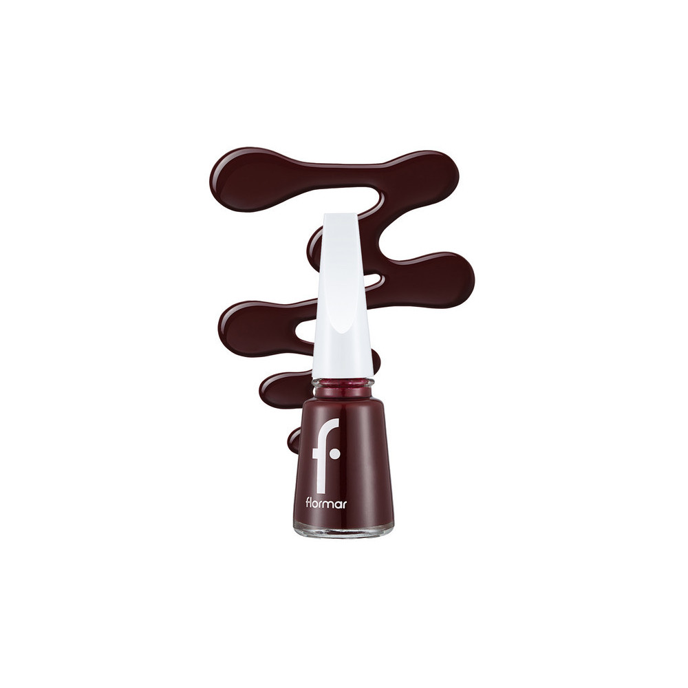 Flormar Nail Enamel Nail Polish, 311 Purple Scarlet