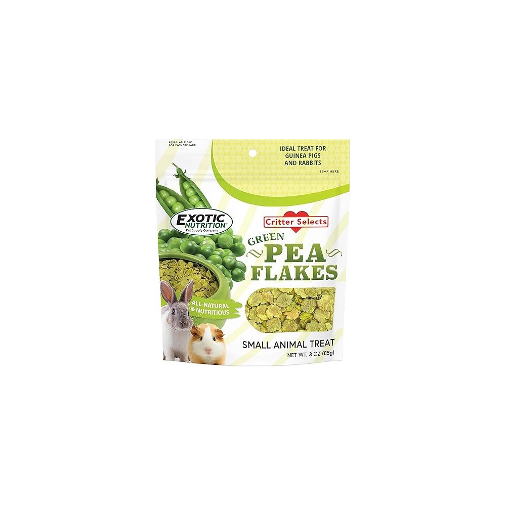 Exotic Nutrition Green Pea Flakes, 85 g