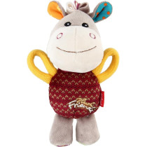 Gigwi Plush Friendz Dog Toy With Squeaker, Donkey
