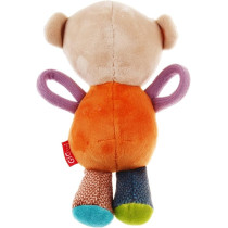 Gigwi Plush Friendz Squeaker Dog Toy, Bear