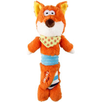 Gigwi Plush Shaking Fun Dog Toy, Fox