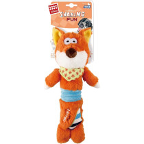 Gigwi Plush Shaking Fun Dog Toy, Fox