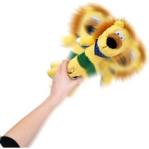 Gigwi Plush Shaking Fun Dog Toy, Fox