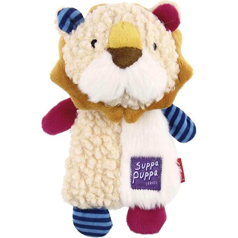 Gigwi Suppa Puppa Lion Squeaker/Crincle Inside, XS