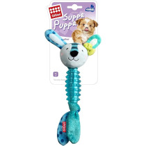 Gigwi Suppa Puppa Rabbit With Squeaker Inside, Plush/TPR, XS