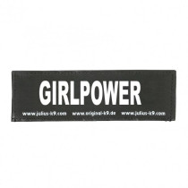 Julius-K9 Easy Attachment And Removal Girlpower Patch, Large