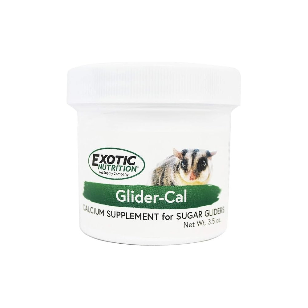 Exotic Nutrition Glider Cal, Calcium Supplement For Sugar Glider, 100 G