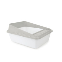 All For Paws Go Fresh High Back Cat Litter Box, Sand, Large