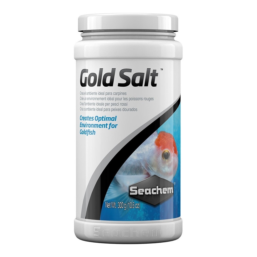 Seachem Gold Salt, For Optimal Goldfish Aquarium Environment And For Prevention Of Nitrite Poisoning, 300 G