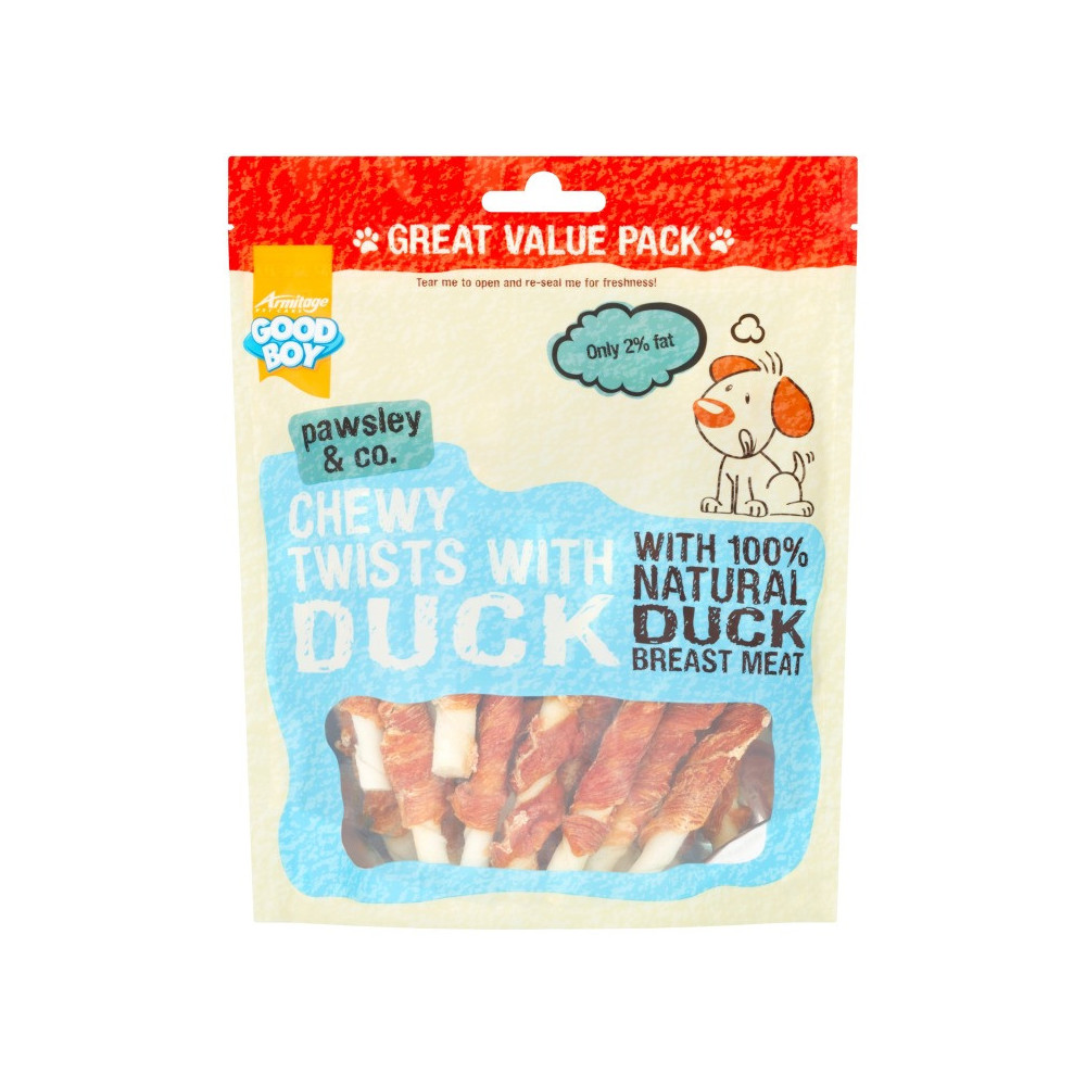 Goodboy Chewy Twists With Duck, 320G Value Pack