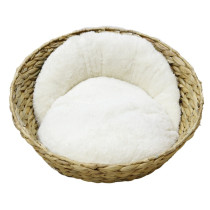 Bobby Green Basket Bed For Cat And Dog, Beige, 50 Cm