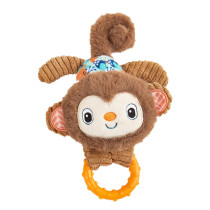 FOFOS Monkey Puppy Toy, Soft And Plush, Multicolour