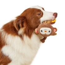 FOFOS Monkey Puppy Toy, Soft And Plush, Multicolour