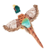 FOFOS Pheasant Plush Dog Toy, Multicolour