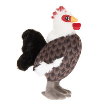 FOFOS Rooster Plush Dog Toy, Multicolour