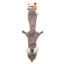 FOFOS Skinneez Rabbit Dog Toy, Durable Stuffing, Grey