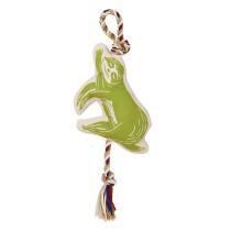 FOFOS Sloth Flossy Rope Dog Toy, Multicolour