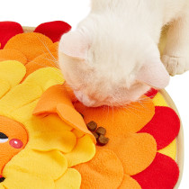 FOFOS Snuffle Fox Mat, Long Lasting, Yellow/Red