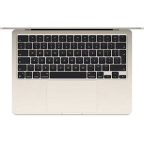 Apple MacBook Air 13 inch Liquid Retina Display, M3 Chip 8-Core CPU, 8-Core GPU, 8GB RAM, 256GB SSD, ENG Keyboard, Starlight MRXT3, 1 Year Apple Warranty