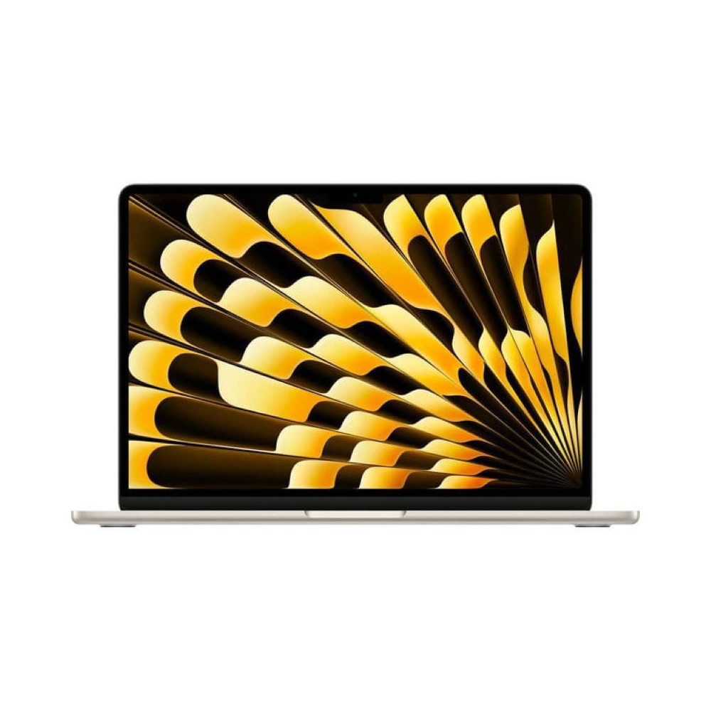 Apple MacBook Air 13 inch Liquid Retina Display, M3 Chip 8-Core CPU, 8-Core GPU, 8GB RAM, 256GB SSD, ENG Keyboard, Starlight MRXT3, 1 Year Apple Warranty