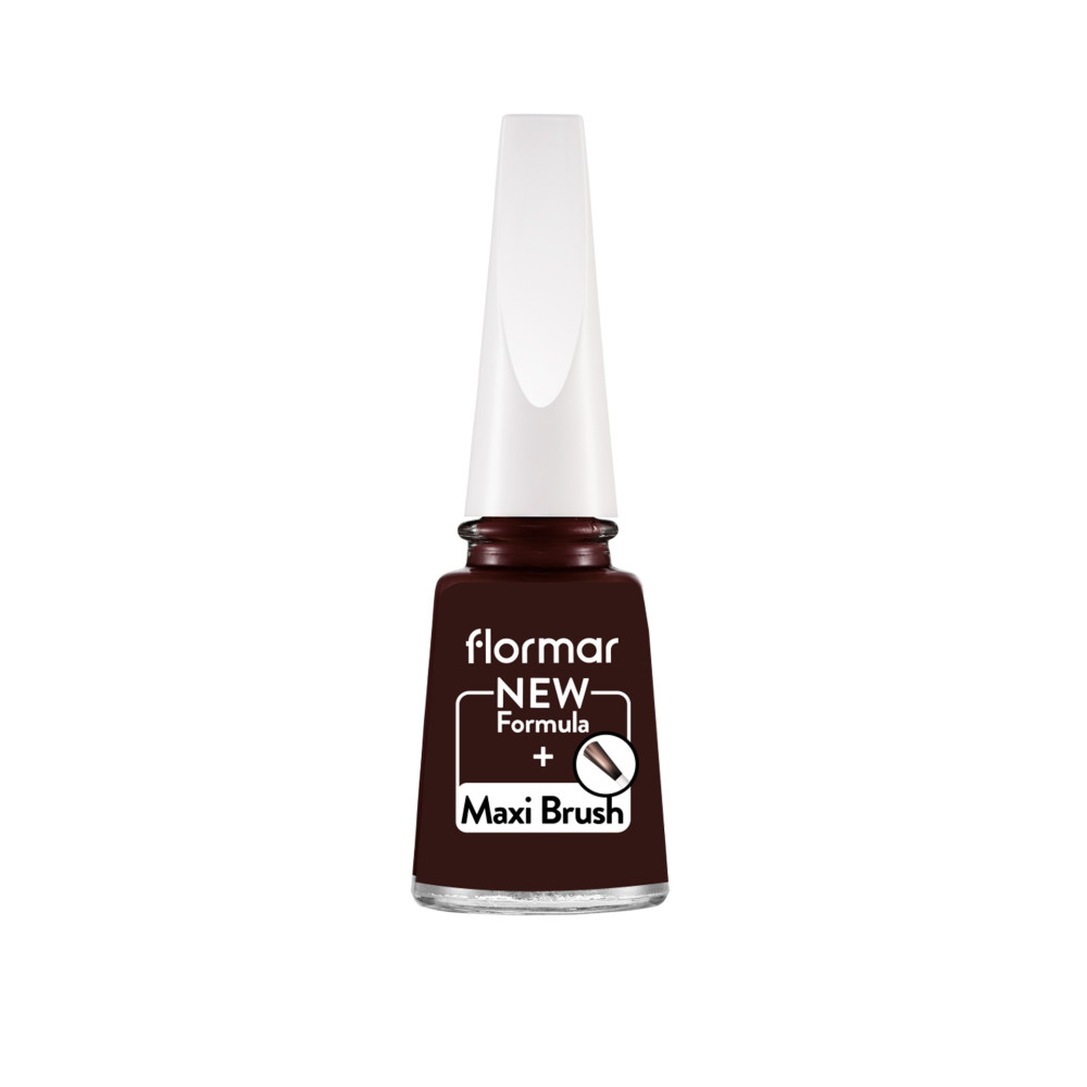 Flormar Nail Enamel Matte Nail Polish, 306 Lost in Bordeaux, 11ml