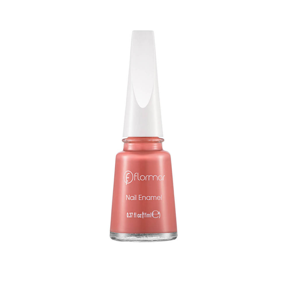 Flormar Nail Enamel Nail Polish, 011 Tender Salmon, 11ml