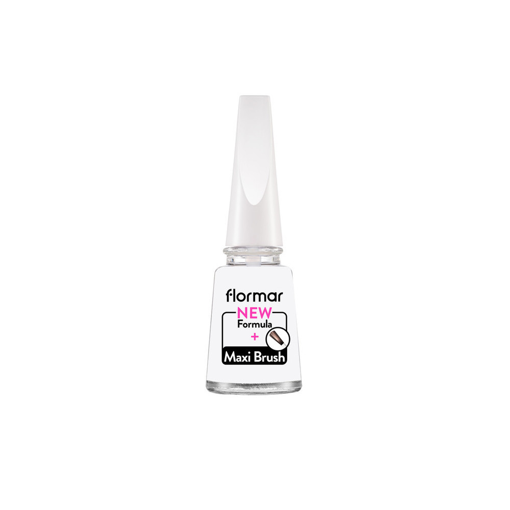 Flormar Nail Enamel With New Improved Formula And Thicker Brush, 301 Glass Effect