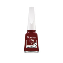 Flormar Nail Enamel With New Improved Formula And Thicker Brush, 385 Red Velvet