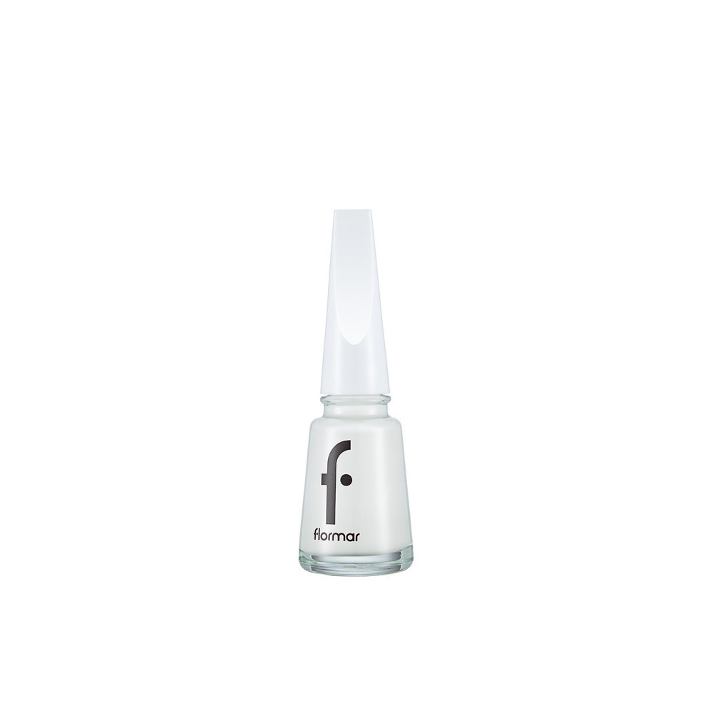 Flormar Nail Enamel Nail Polish, 400 Bright White