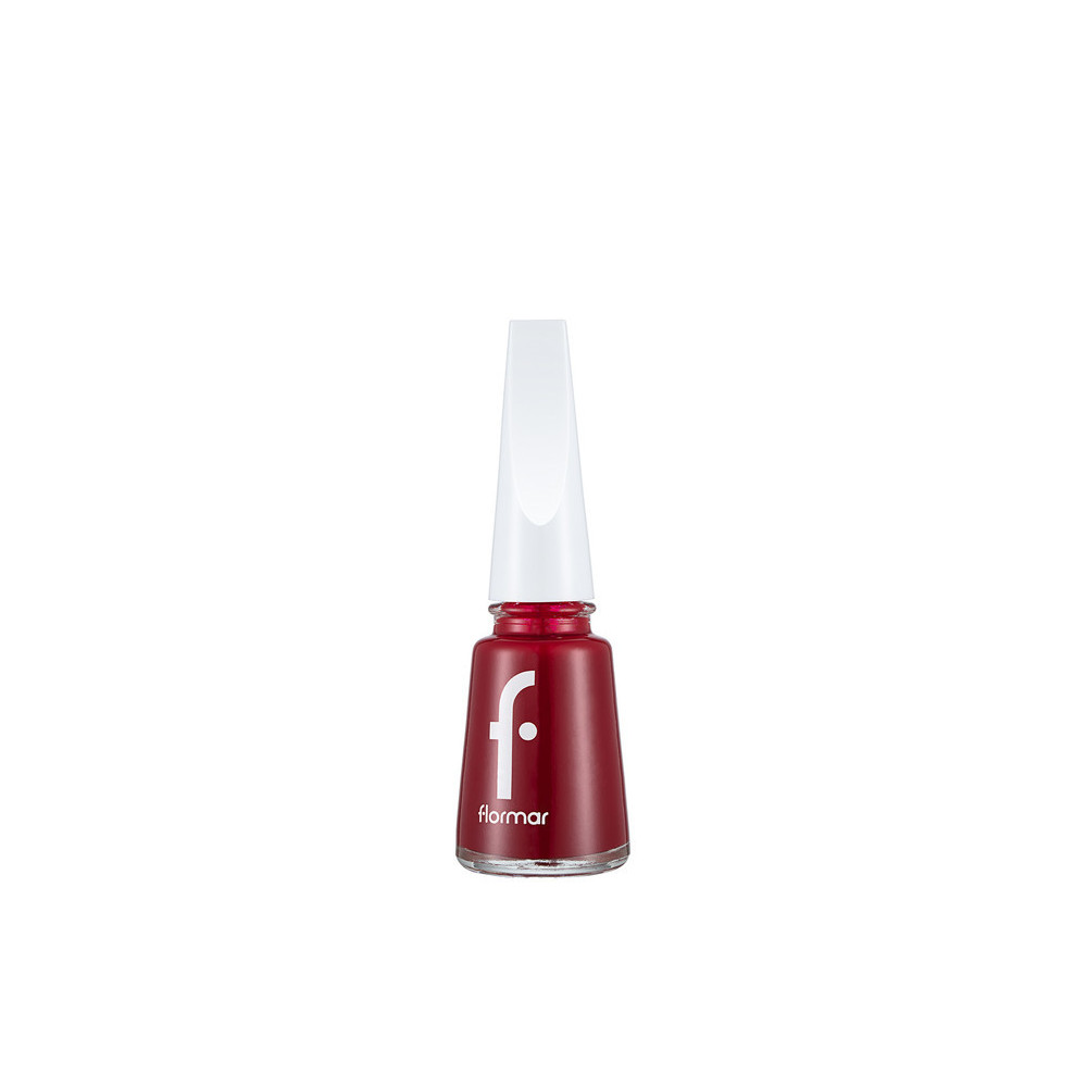 Flormar Nail Enamel Nail Polish, 406 Dark Red