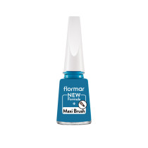 Flormar Nail Enamel With New Improved Formula And Thicker Brush, 450 Blue Industry