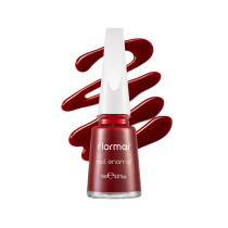 Flormar Nail Enamel Nail Polish, 405 Red Roots, 11ml