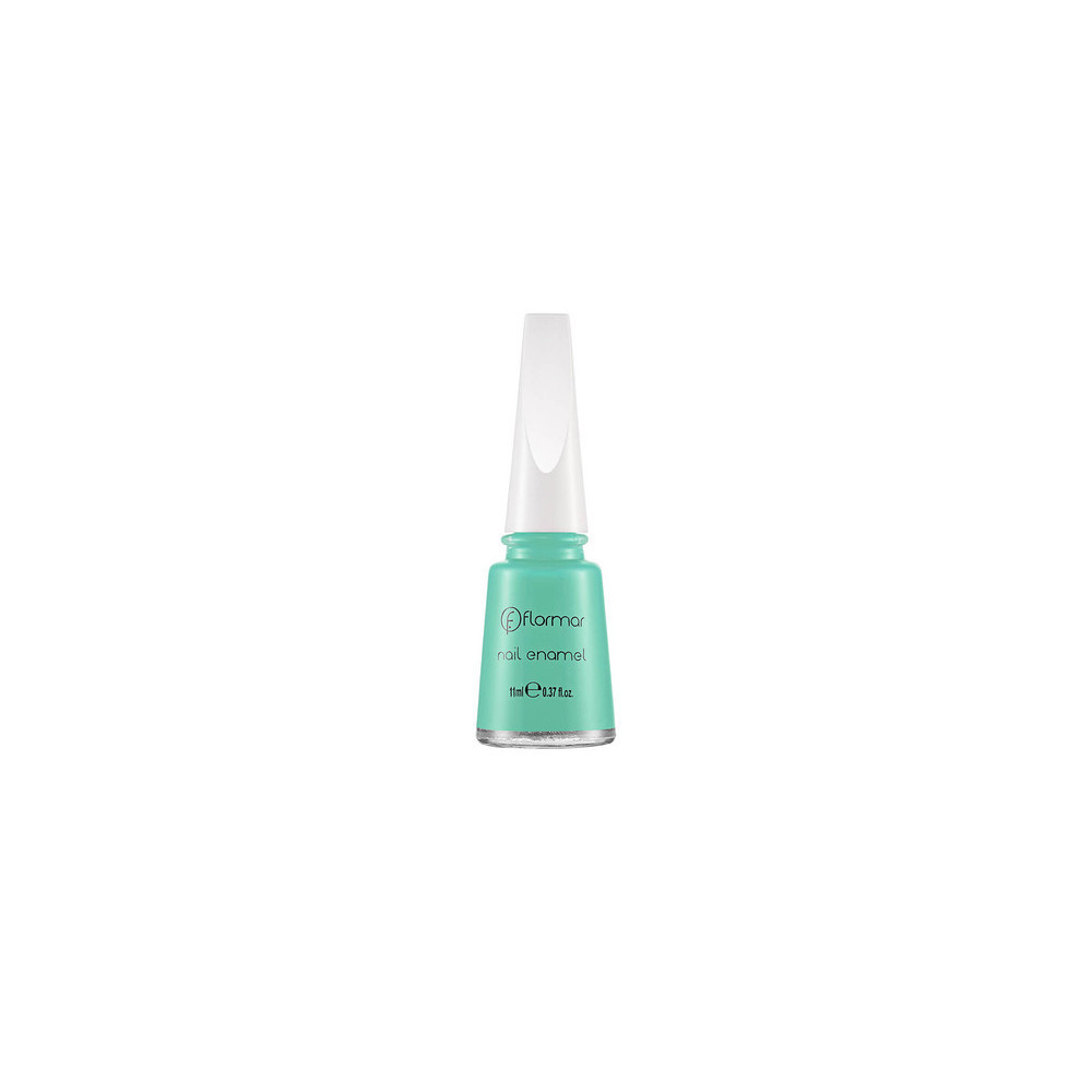 Flormar Nail Enamel Nail Polish, 424 Bluish Green, 11ml