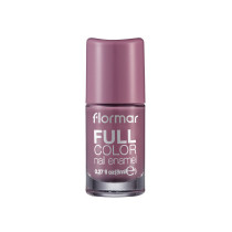 Flormar Full Color Nail Enamel Nail Polish, FC62 Berry Brown