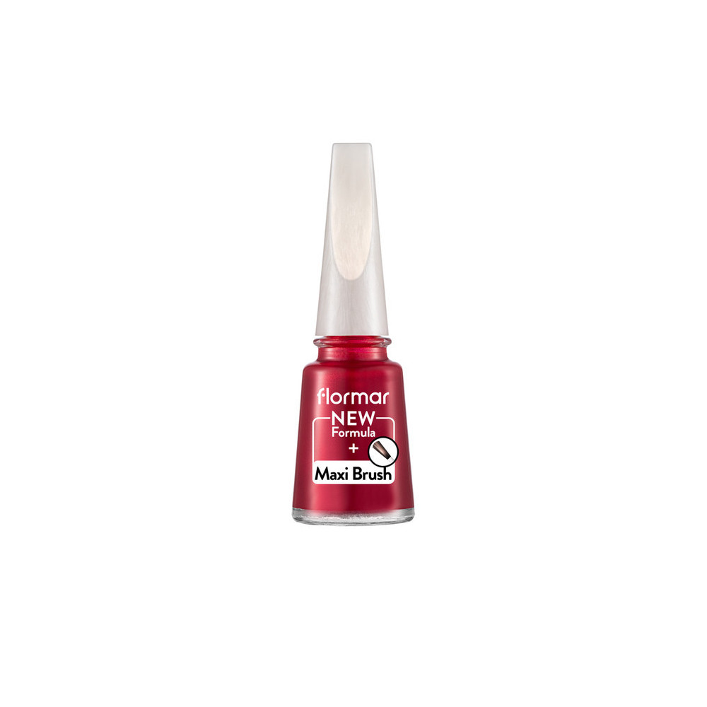 Flormar Pearly Nail Enamel Nail Polish, PL074 Red Attraction, New