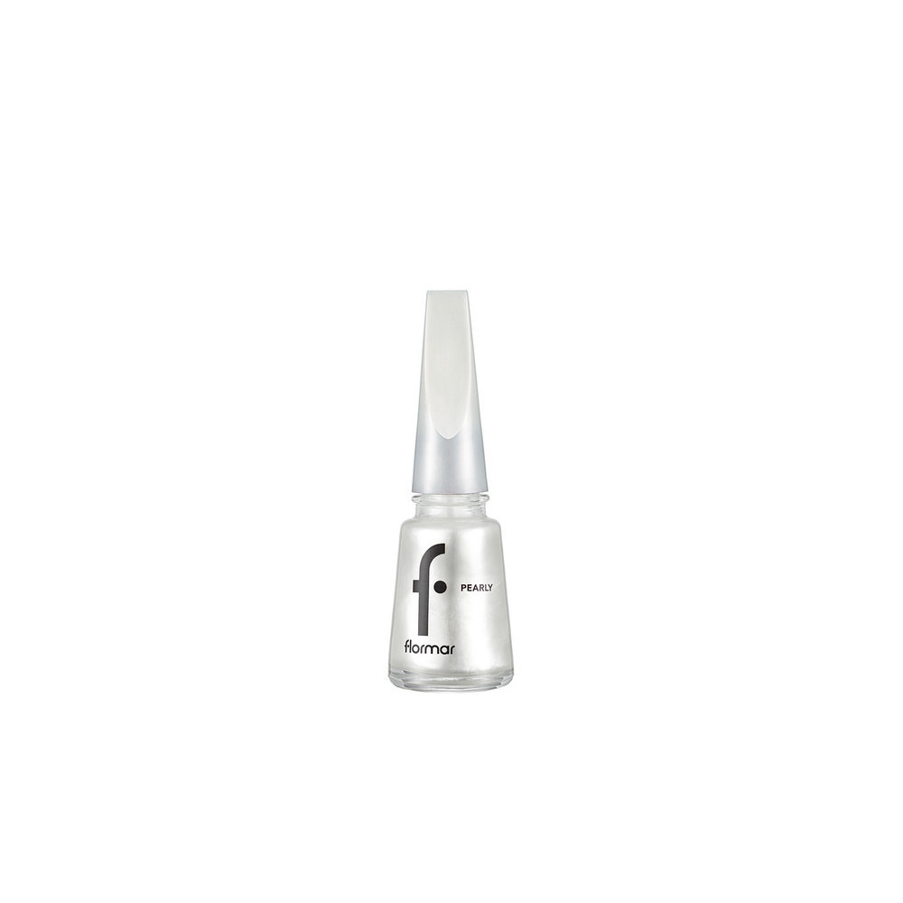 Flormar Pearly Nail Enamel Nail Polish, PL201 Luxury White, New