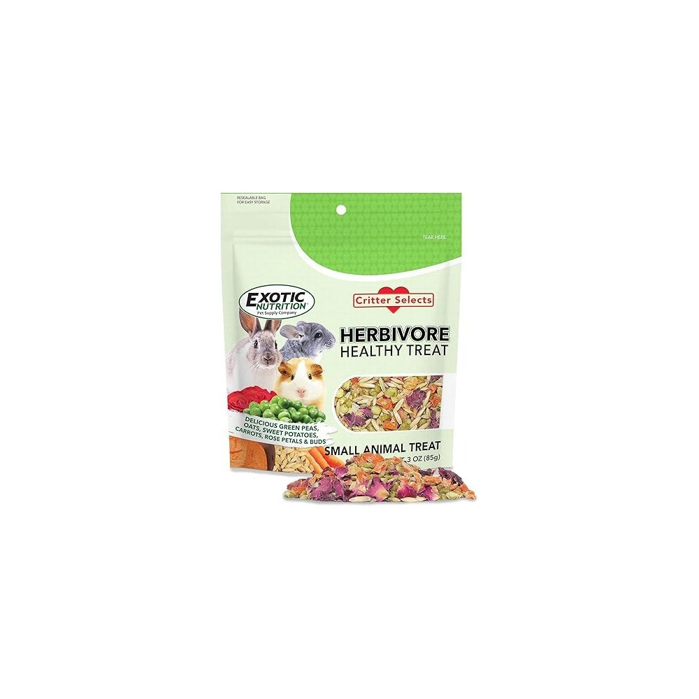 Exotic Nutrition Herbivore Healthy Treat For Small Animals, 85 Gram
