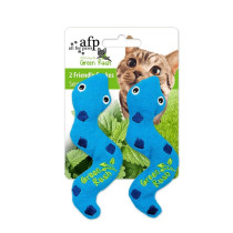 All For Paws Green Rush Silly Snake Cat Toys, 2-Piece Pack