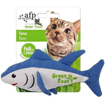 All For Paws Green Rush Tuna Catnip Toy