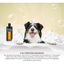 Groom Professional 2 In 1 Protein Shampoo, 450 Ml