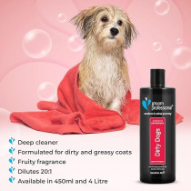 Groom Professional Dirty Dogs Shampoo, 450 Ml