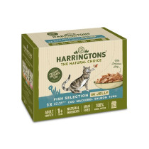 Harringtons Fish In Jelly Wet Cat Food, 12 x 85 G