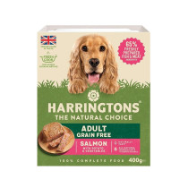 Harringtons Salmon Adult Wet Dog Food, 400 G
