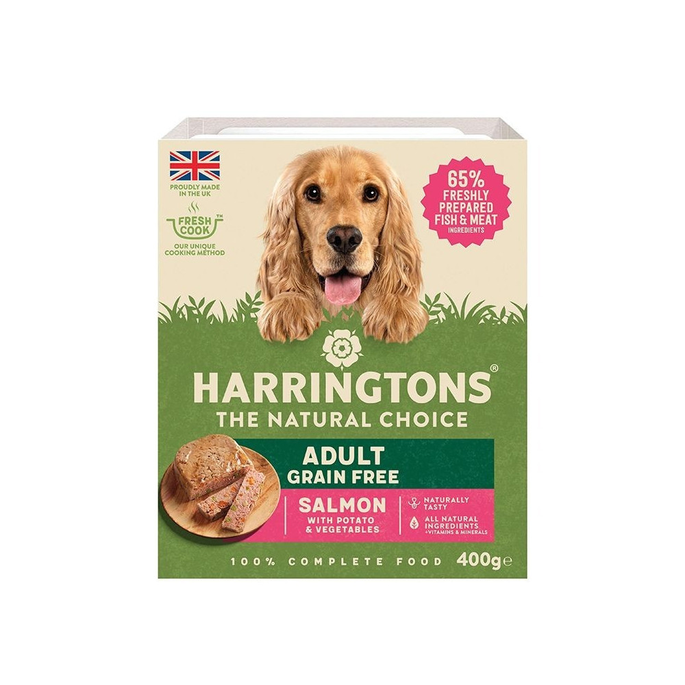 Harringtons Salmon Adult Wet Dog Food, 400 G