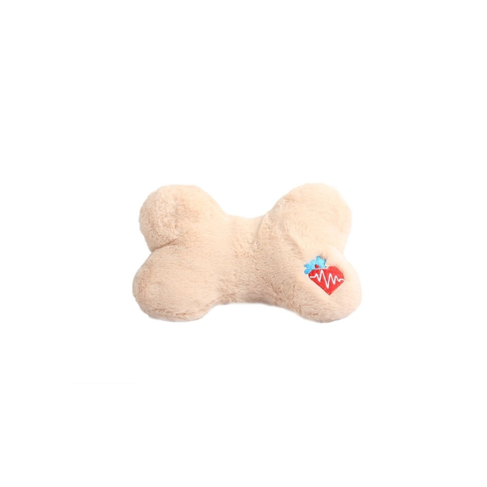 All For Paws Heart Beat Pillow, Beige
