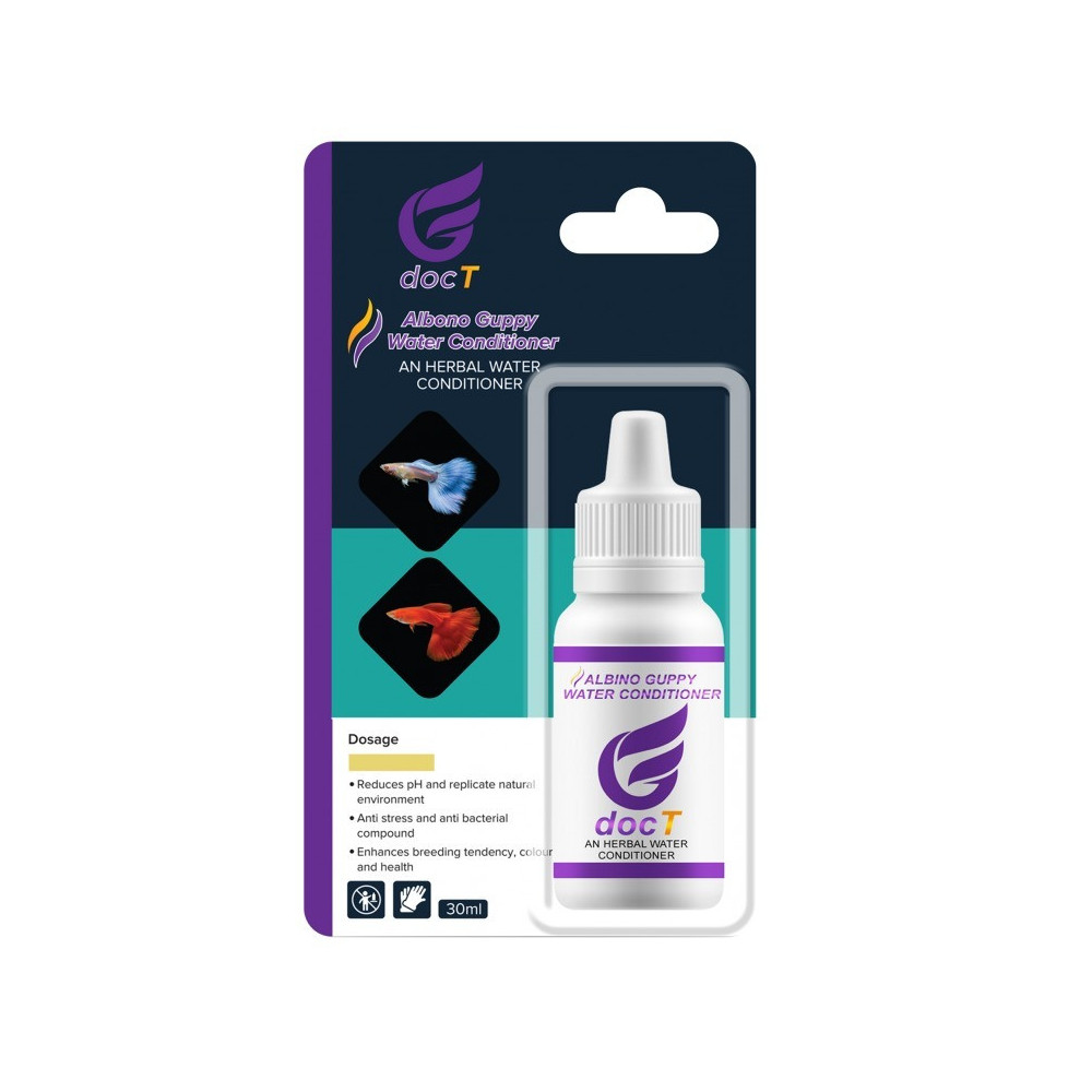 Horizone Doct Albino Guppy Water Conditioner, 30ml