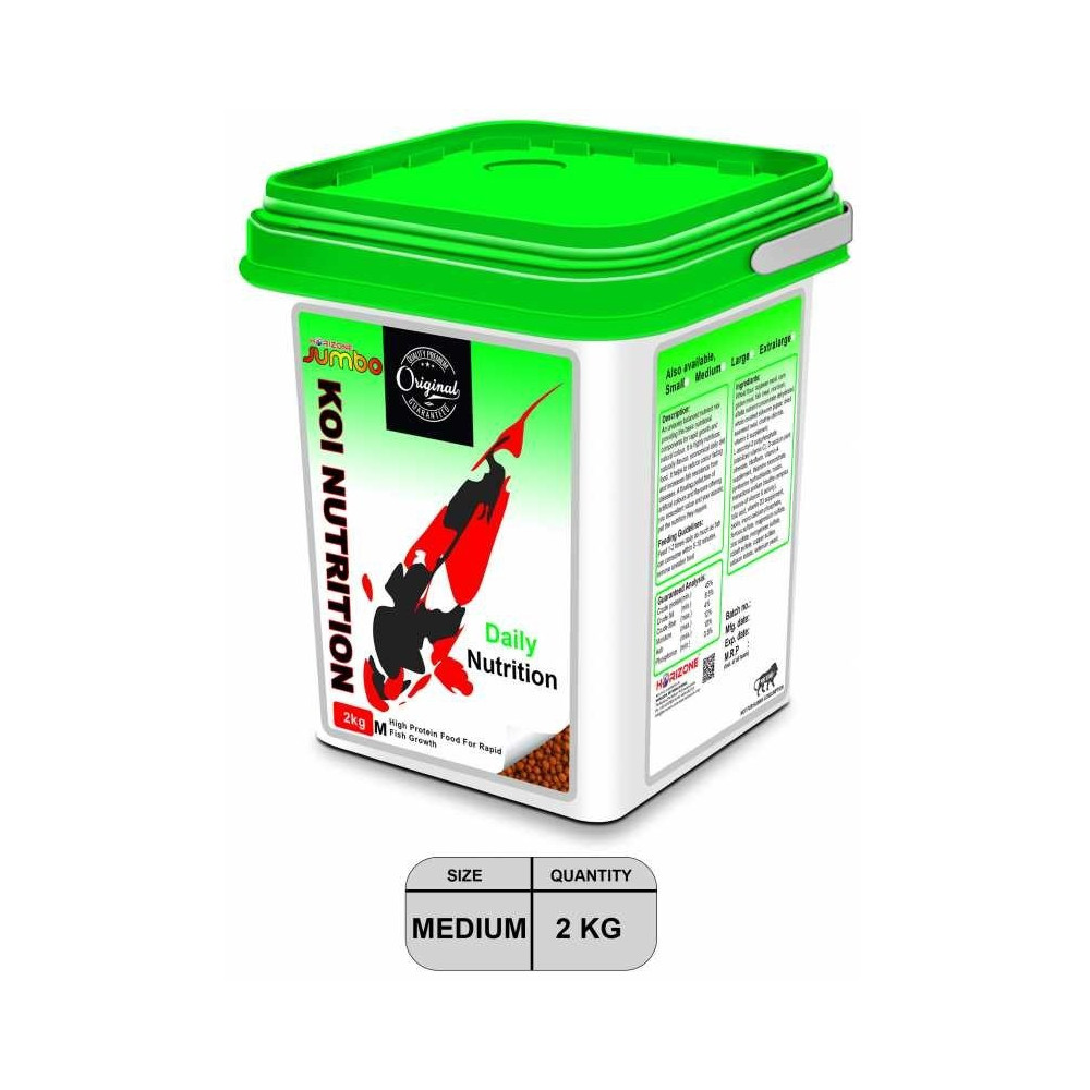 Horizone Jumbo Koi Nutrition, Medium 2Kg